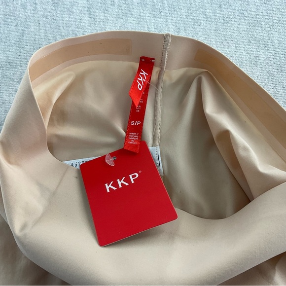 KKP TUMMY CONTROL HIGH WAISTED MID-THIGH WOMEN’S SHAPEWEAR SIZE: SMALL / CREAM - Picture 9 of 10